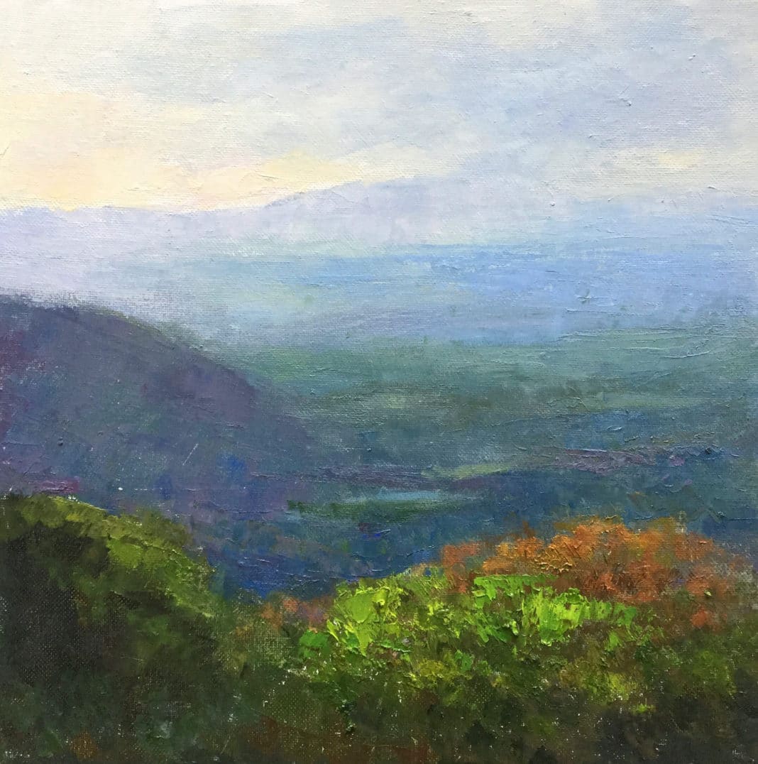 Painting outdoors in Virginia