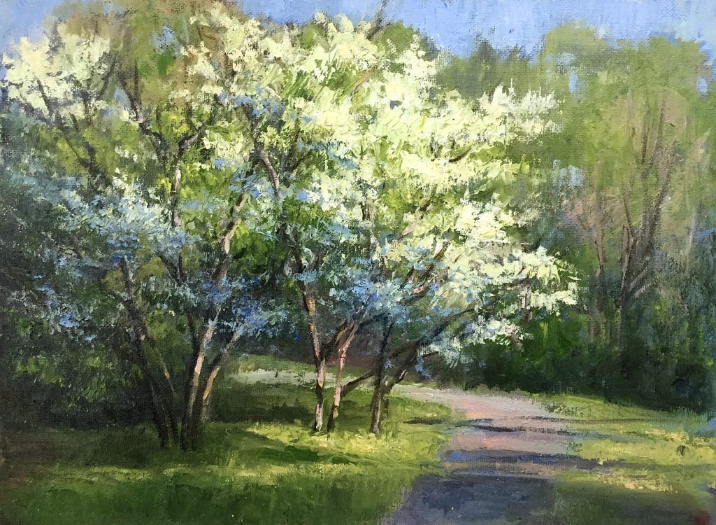 Painting outdoors in Virginia