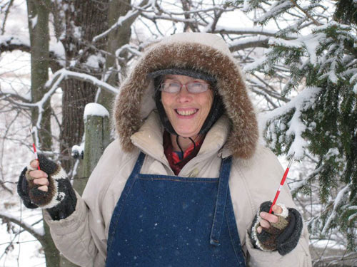 Wendie Thompson, founder of the Wisconsin Plein Air Painters Association and an intrepid artist