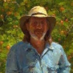 McVicker Takes Top Honor, $15K in PleinAir Salon "Plein Air Self-Portrait" by Jim McVicker, Oil, 18 x 14in.