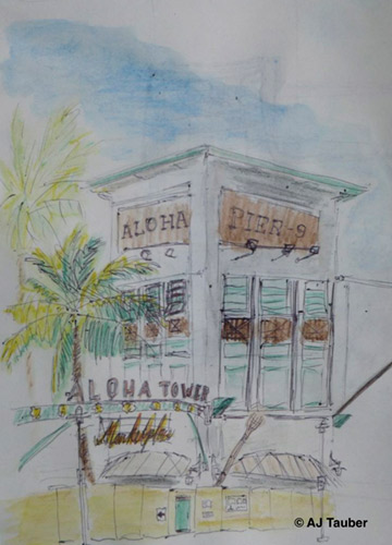 “Aloha Tower Marketplace,” by AJ Tauber
