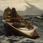 “The Fog Warning,” by Winslow Homer, 1885, oil, 30 1/4 x 48 1/2 in. Collection of the Museum of Fine Arts, Boston