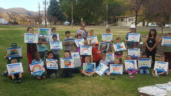 Plein air painting with children - OutdoorPainter.com