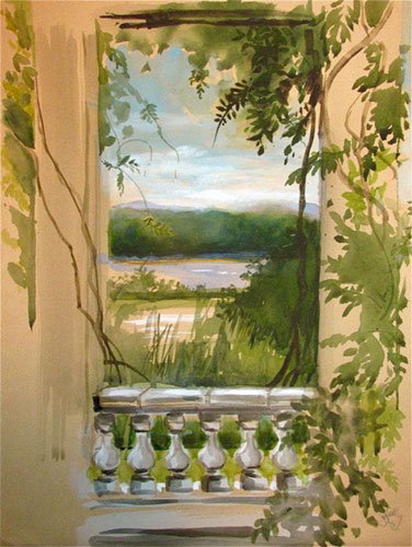 "Hudson River Vista,” by Gretchen Kelly