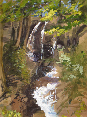 “Waterfall,” by Gretchen Kelly