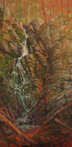 “Mossy Cascade After Sandy,” by Kevin Raines