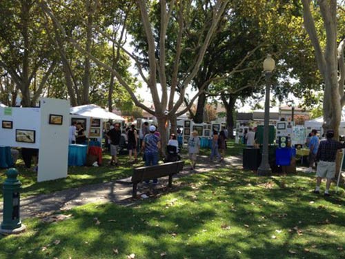 The sale of artwork created during the 2015 Sonoma Plein Air Festival 