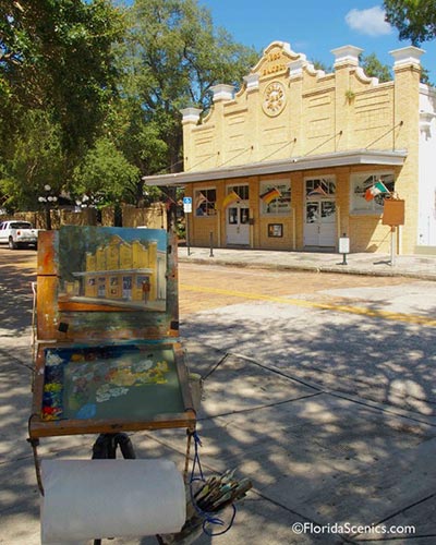 Osterholt painting in Ybor City