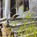 “Side Step,” by David Boyd, Jr., 2015, oil on linen, 12 x 24 in.