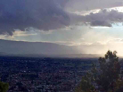 The squall over San Jose