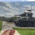 Parting Shot: Sherman Tanks and Oil Paper
