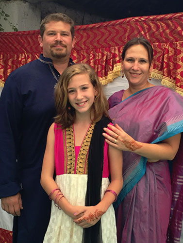 The Orwicks were invited to attend a wedding in India.