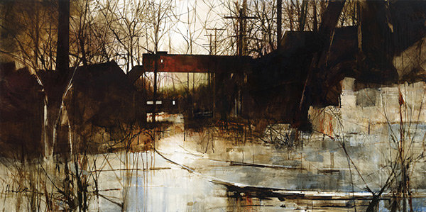Landscape painting by Charlie Hunter - OutdoorPainter.com