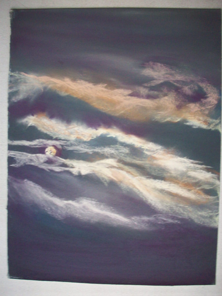 One of Smith’s full moon paintings