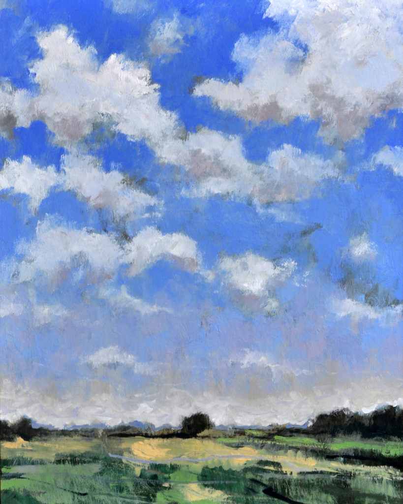 "Missouri Sky," by Lon Brauer, oil on panel, 30 x 24 in.