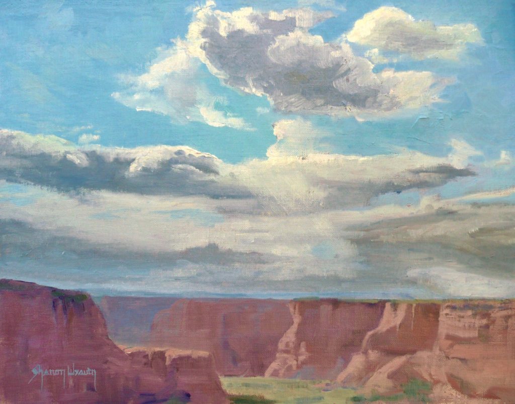 "Silver Lining," by Sharon Weaver, oil, 11 x 14 in.