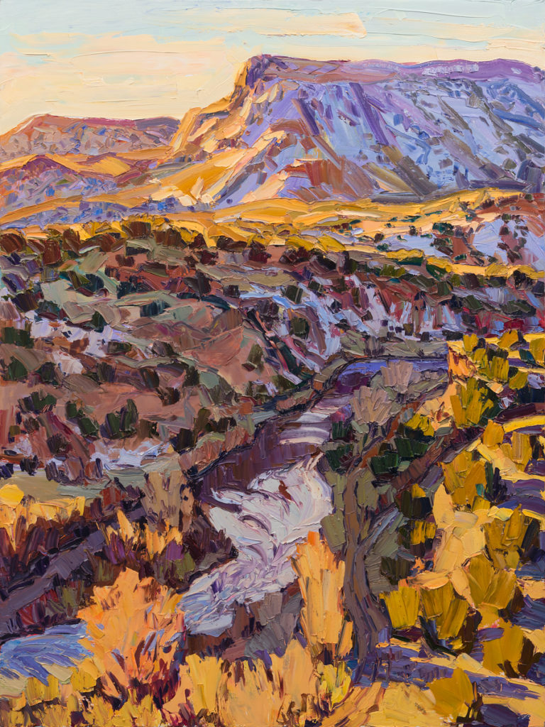 “High Above the Chama,” by Jivan Lee, oil, 48 x 36 in.
