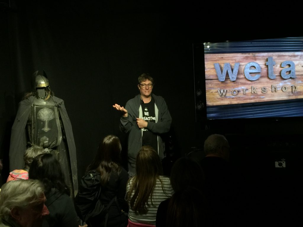 The trip included a visit to the Weta Workshop, where Peter Jackson’s epic films come to life.