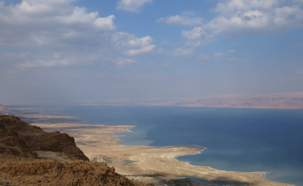 A view of the Dead Sea from Mitzpe Dragot