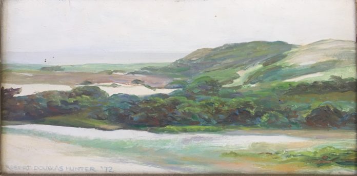 C1. DUNLAY robert douglas hunter race point provincetown oil 6x12