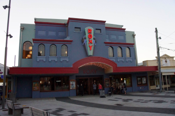 The Roxy Cinema in Wellington, a restored 1930s masterpiece.