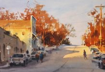 Watercolor Works in Laguna Beach