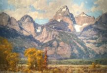 Become a Better Landscape Painter landscape painting of a mountain scene