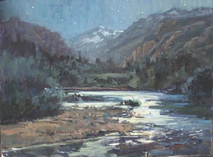 Rocky Mountain National Park plein air painting