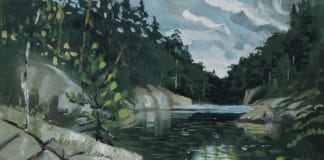 Painting outdoors
