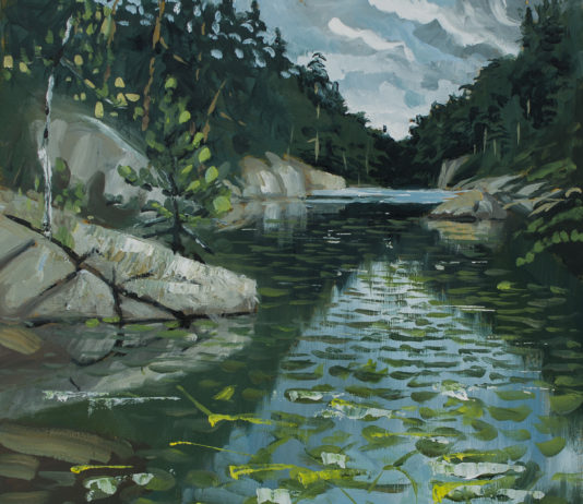 Forty Fridays, Same Scene, All En Plein Air Painting outdoors