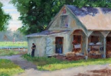 My Favorite Place to Paint: Saratoga Race Course Painting en plein air
