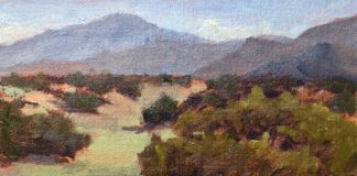Plein air painting in New Mexico