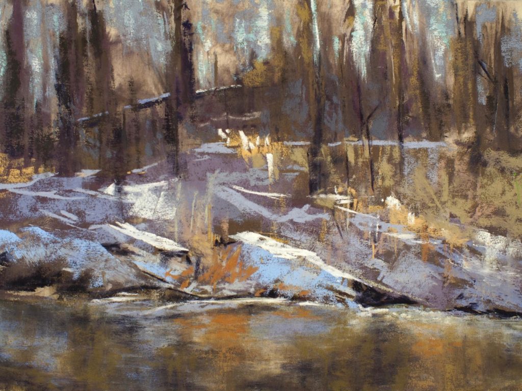Plein air painting by Marcie Cohen