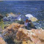 Joaquín Sorolla y Bastida, On the Rocks at Javea - OutdoorPainter.com