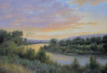 The Importance of Value in Painting Lori McNee, “Sunset on the Snake,” 30 x 40 in.