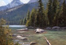 Taking Artistic License with Iconic Locations Landscape composition advice - OutdoorPainter.com