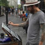 Along the River’s Edge: Painting NOLA en Plein Air Plein air watercolor artist Sean Friloux