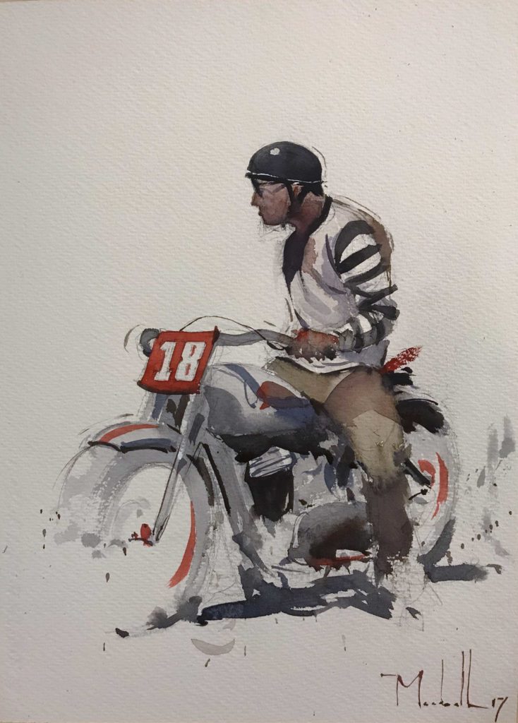 Watercolor by Dan Marshall, featured on the PleinAir Art Podcast with Eric Rhoads