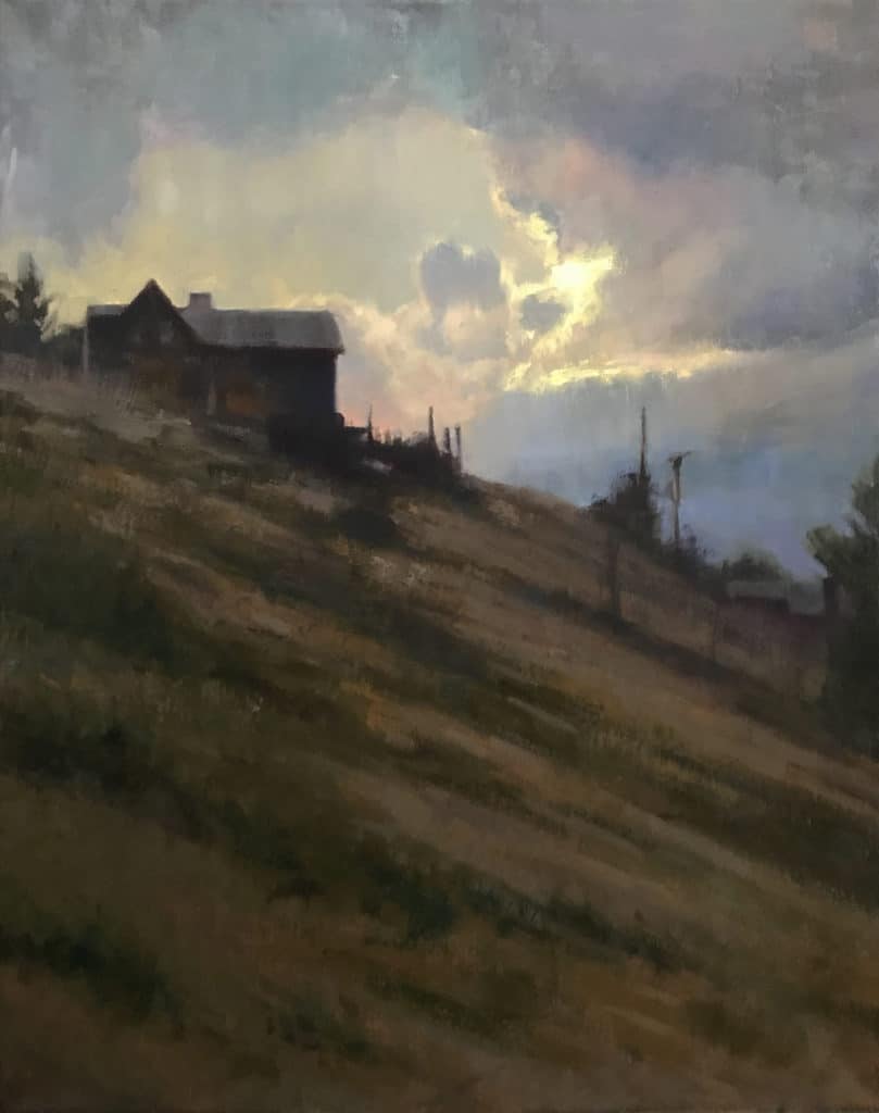 Plein air landscape paintings by Chuck Marshall, OutdoorPainter.com