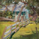 Plein air oil painting - OutdoorPainter.com