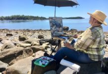 Painting en Plein Air in Castine, Maine Castine Plein Air Festival - OutdoorPainter.com
