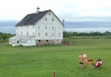 Historic Barn Memorialized Before Nature Struck Plein air painting - OutdoorPainter.com