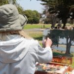 Painting on Location in Alameda, California Plein air painting - OutdoorPainter.com