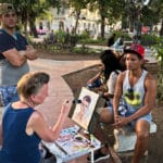 Painting the People of Cuba Painting en plein air - Cuba