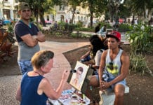 Painting the People of Cuba Painting en plein air - Cuba