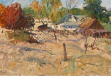 Plein Air Artists of Colorado Fine Art Exhibition Painting outdoors