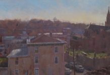 Kelly Kane’s Pick of the Week: View From Churchview Street Plein air painting