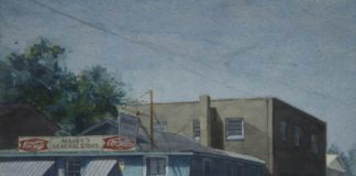 Plein air watercolor