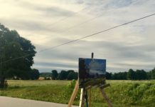My Little Plein Air Painting Painting en plein air
