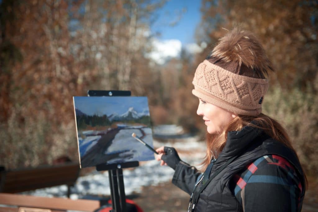 Plein air painting trips for artists